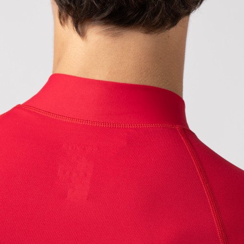 Long sleeve half zip t-shirt for men