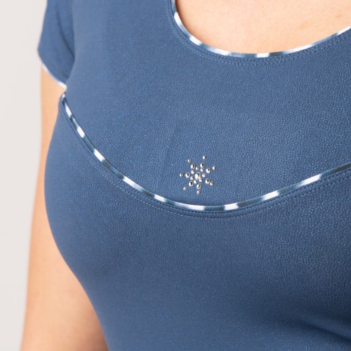 T-SHIRT MANCHES COURTES COL ROND