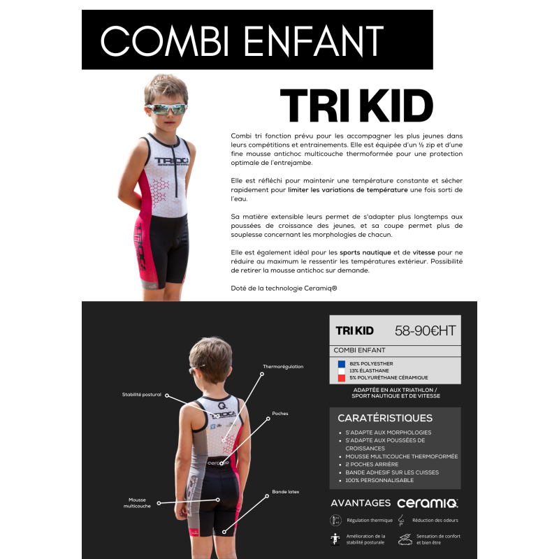 Combi TRI enfant | Ceramiq® premium personnalisée