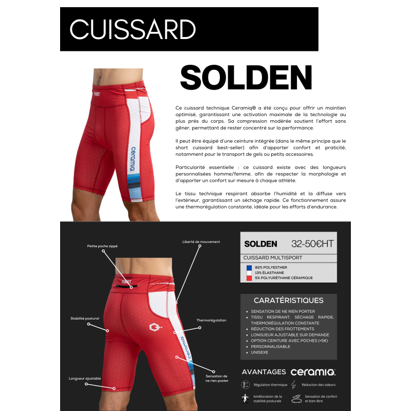 Sporthose für Vereine | Ceramiq® Premium temperaturregulierend