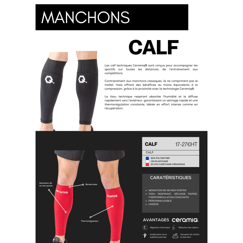 Calf sport clubs | Ceramiq® premium thermorégulant